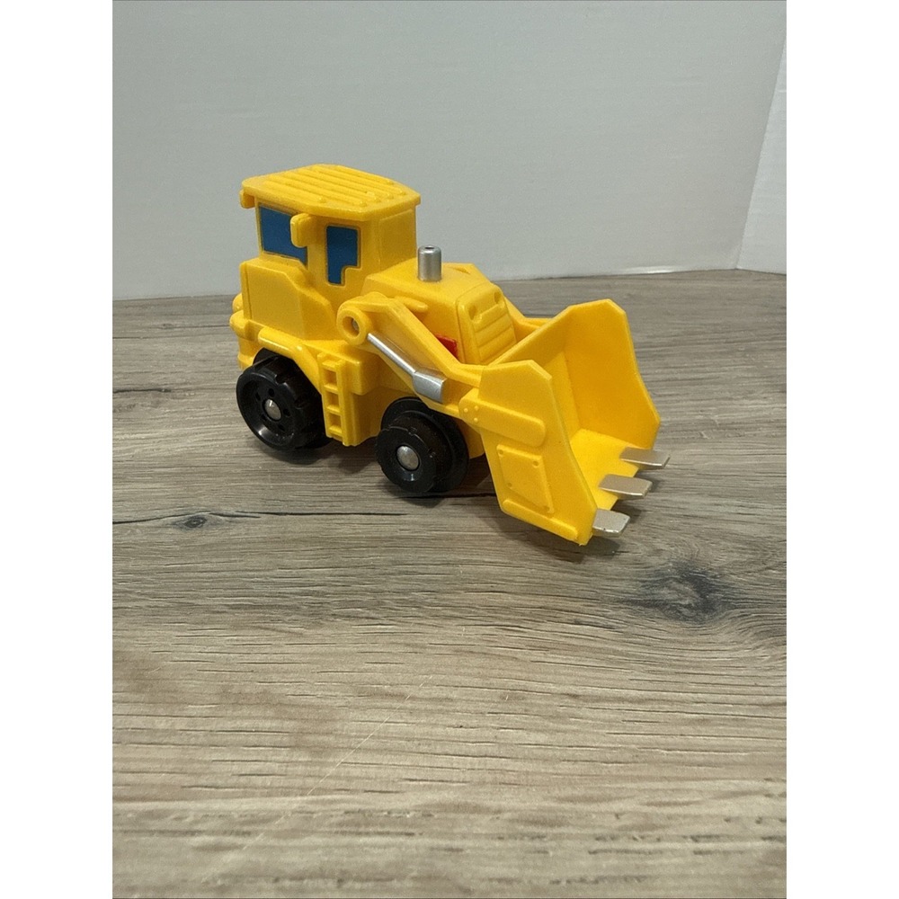 Mattel 2003 GeoTrax Yellow Bulldozer Construction Vehicle Toy Train Track Piece‎